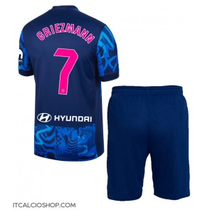 Atletico Madrid Antoine Griezmann #7 Terza Maglia Bambino 2024-25 Manica Corta (+ Pantaloni corti)